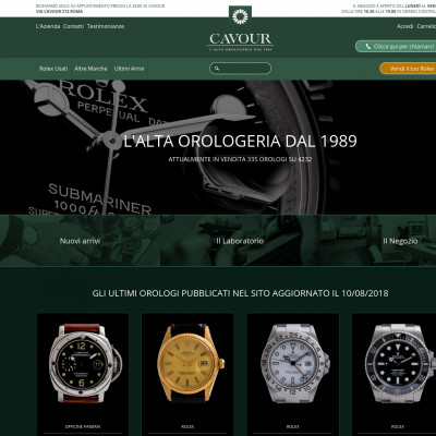 Cavour Orologi Srl(イタリア)|Timepeaks 時計店一覧