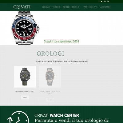 Crivati Gioielli S.r.l.(Italia)|Timepeaks Lista oggetti osservati  (watchlist)