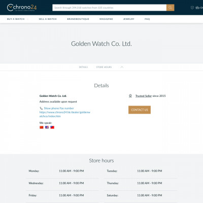 Golden Watch Co. Ltd.