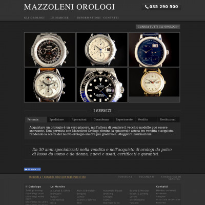 Mazzoleni Orologi Italy Timepeaks Watch Shop List