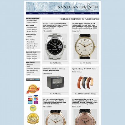 Sanderson & Son Fine Watches Ltd