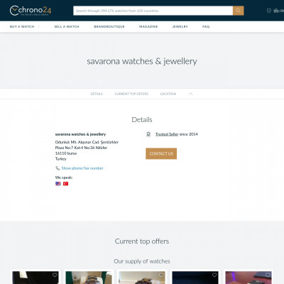 Savarona Watches & Jewellery