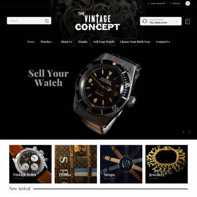 Vintage sale concept watch