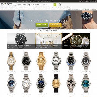 Bob's Watches(Estados Unidos)|Timepeaks Ver lista de tiendas